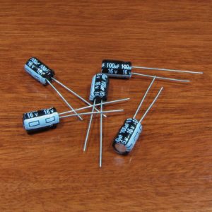 100uF Radial Capacitors