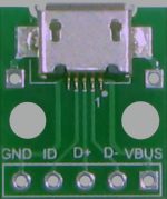 Micro USB Breakout PCB