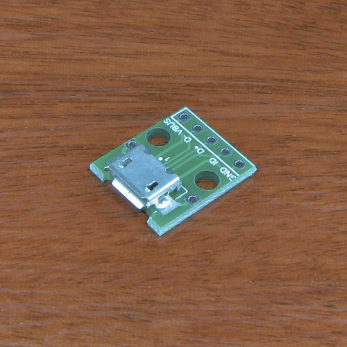 Connecteur micro USB femelle PCB Micro USB connector & module board PCB plate 
